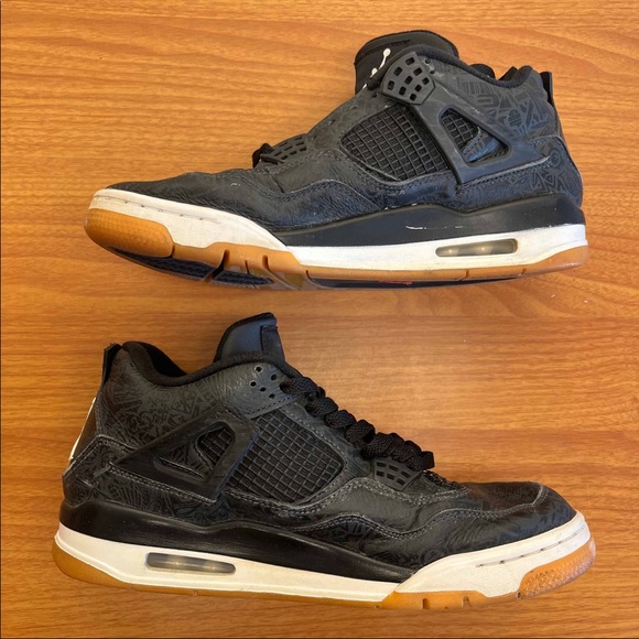 Jordan 4 Laser Black - Picture 3 of 9